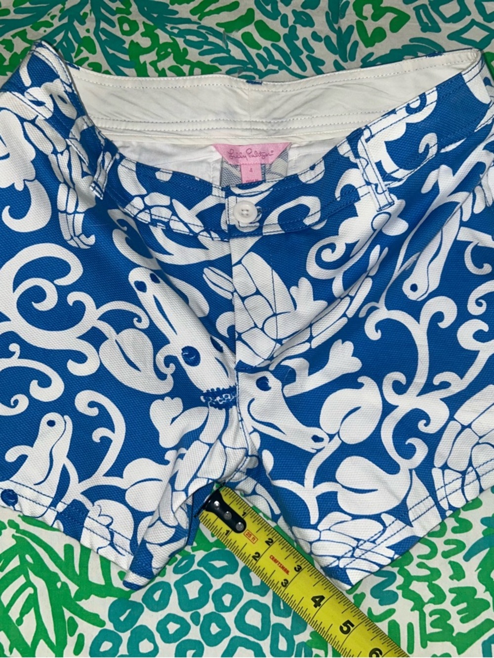 Lilly Pulitzer Gabby Gators texted shorts, Size 4 - Picture 10 of 13